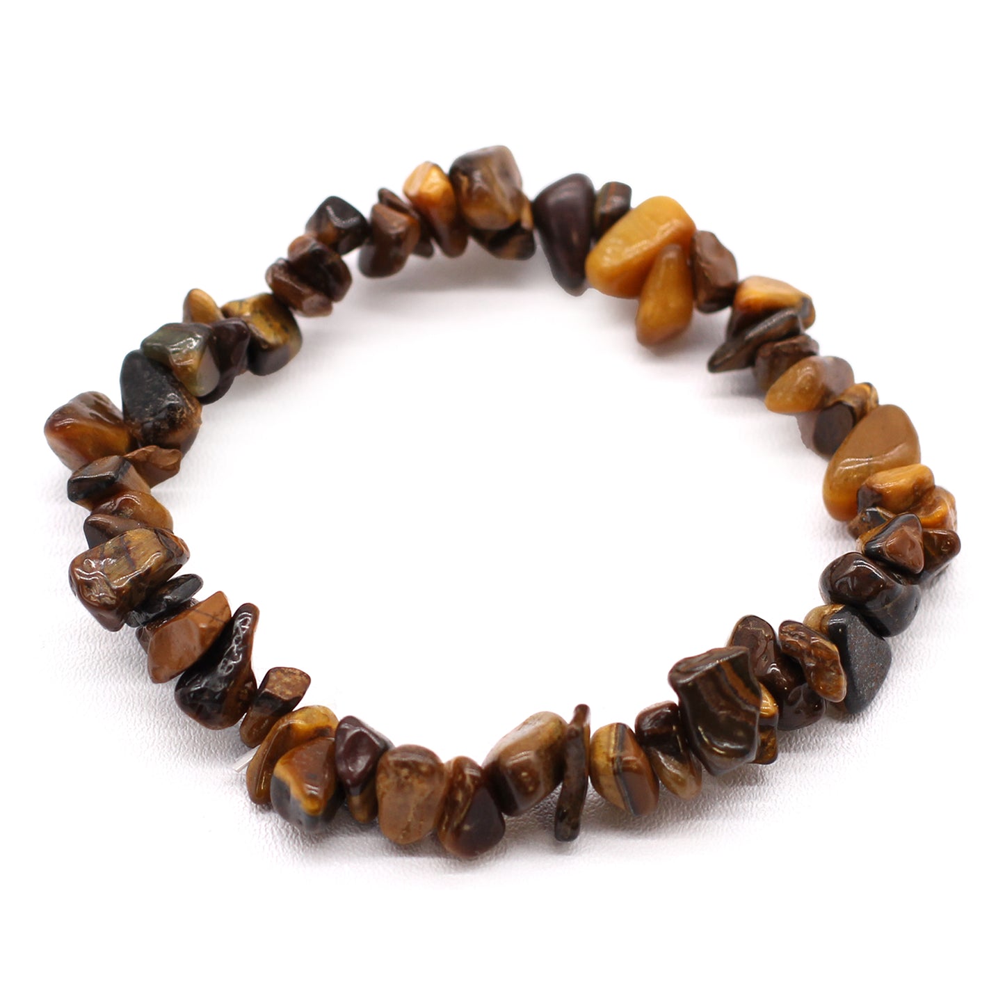 GOLD TIGER'S EYE CHIP BRACELET