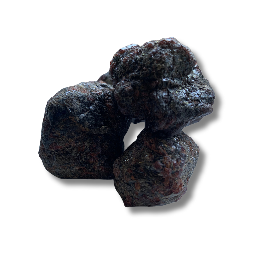 RAW GARNET in SCHIST