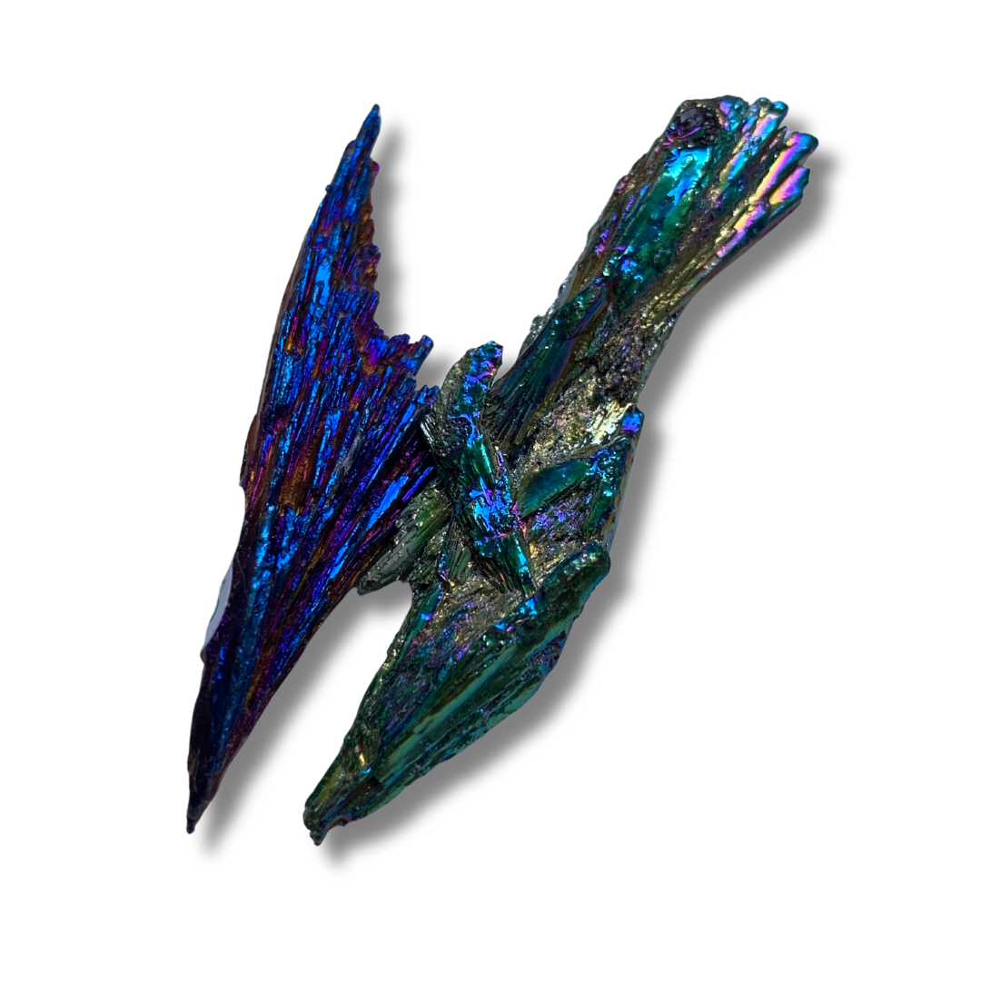 TITANIUM AURA BLACK KYANITE BLADE