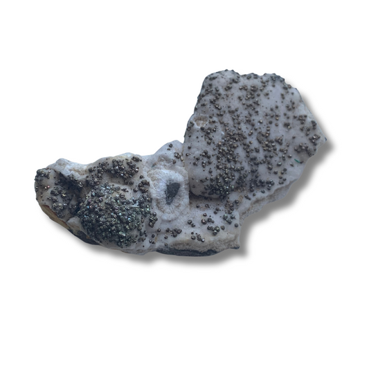 CHALCOPYRITE with CHALCEDONY SPECIMEN