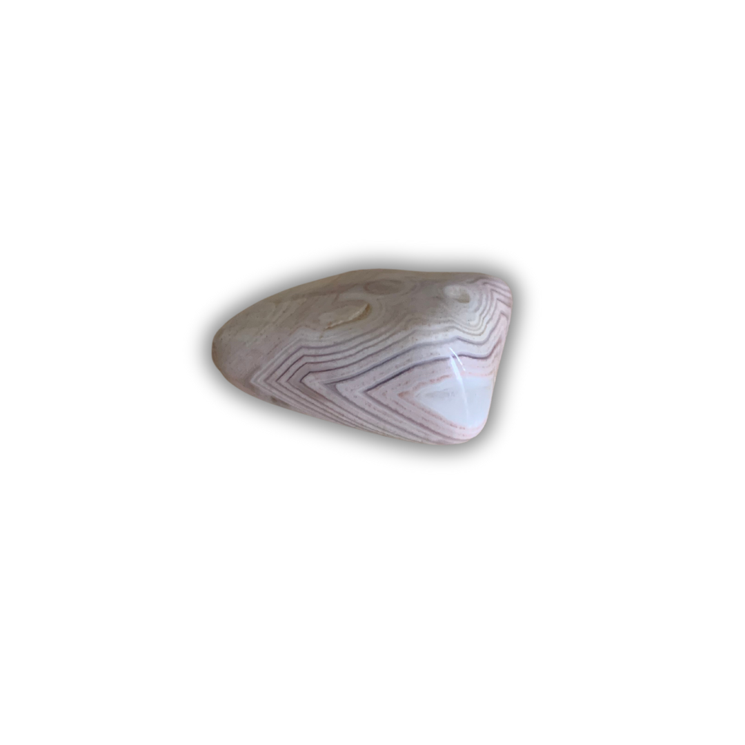 PINK BOTSWANA AGATE TUMBLE