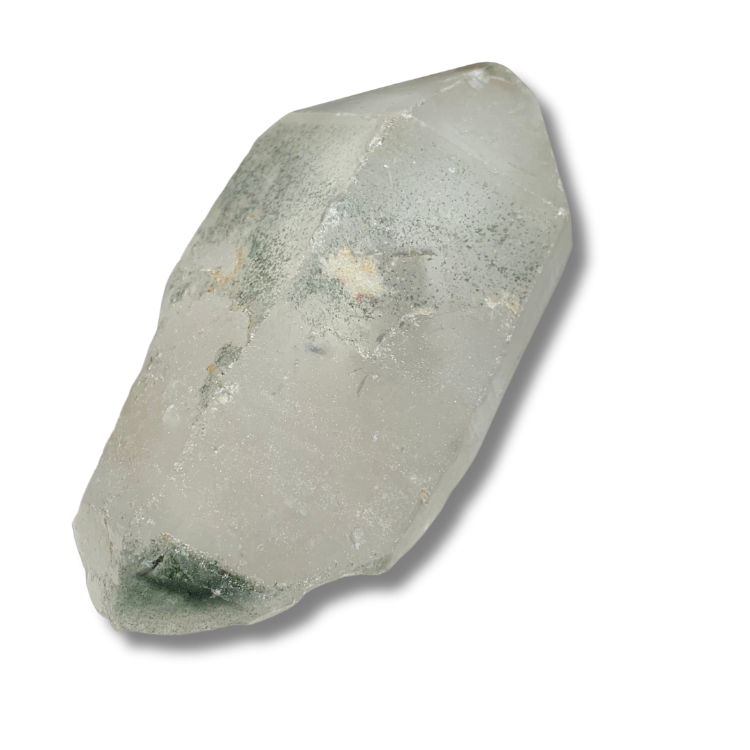 CHLORITE in QUARTZ RAW POINT