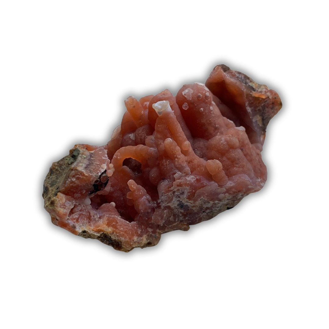 RED CHALCEDONY STALACTITE SPECIMEN