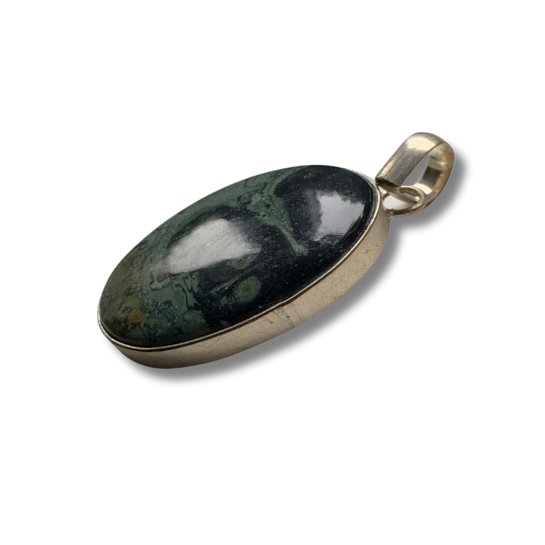 KAMBABA JASPER SILVER PENDANT