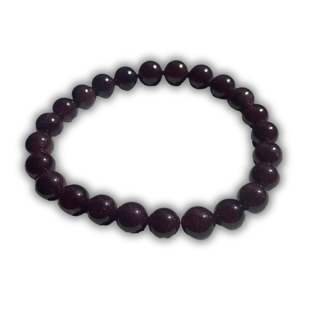 STAR GARNET BEADED BRACELETS