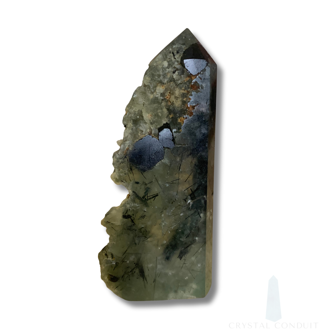 PART RAW PREHINITE & EPIDOTE TOWER