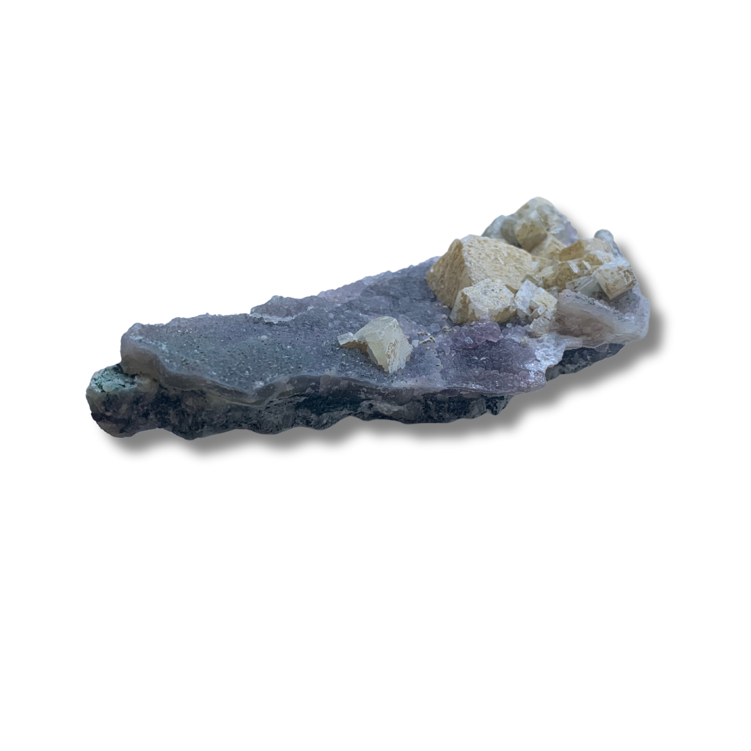 AMETHYST with CALCITE SPECIMEN