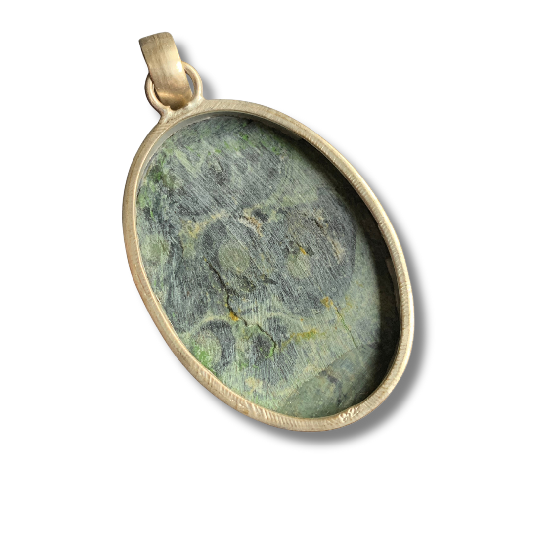 KAMBABA JASPER SILVER PENDANT