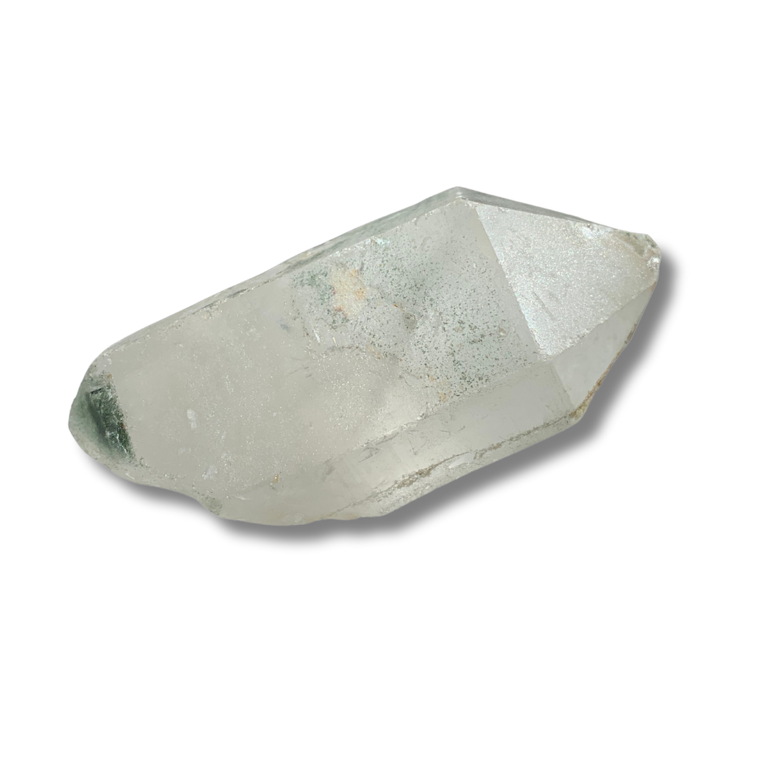 CHLORITE in QUARTZ RAW POINT