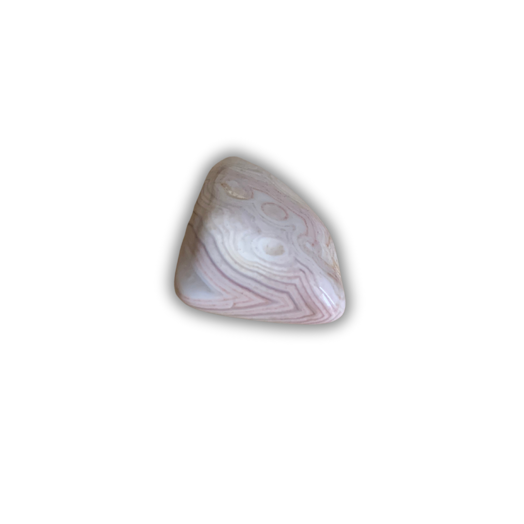 PINK BOTSWANA AGATE TUMBLE