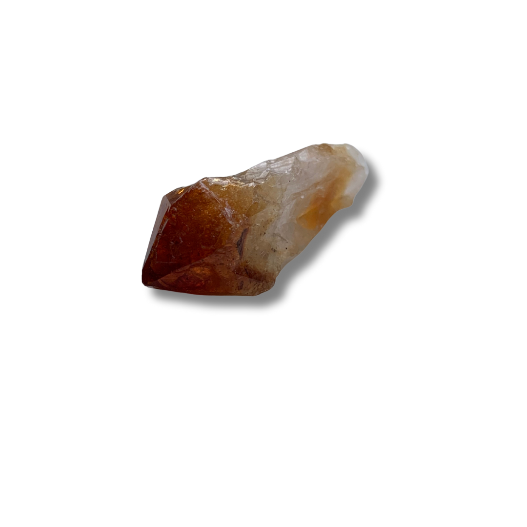 CITRINE (HEAT TREATED AMETHYST) RAW POINT