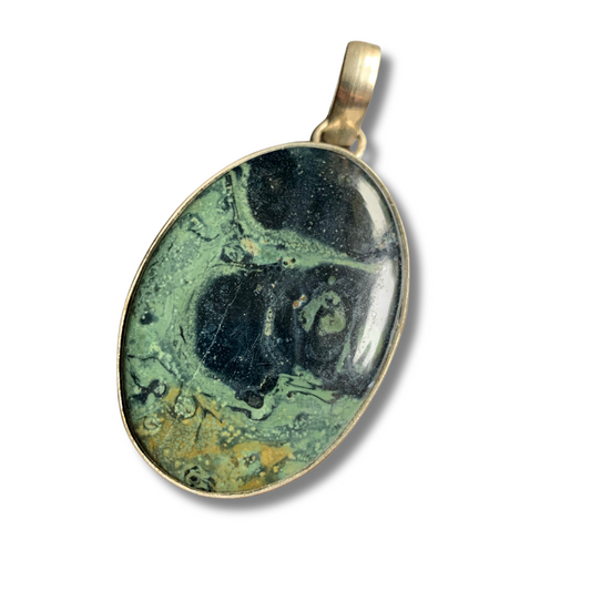 KAMBABA JASPER SILVER PENDANT