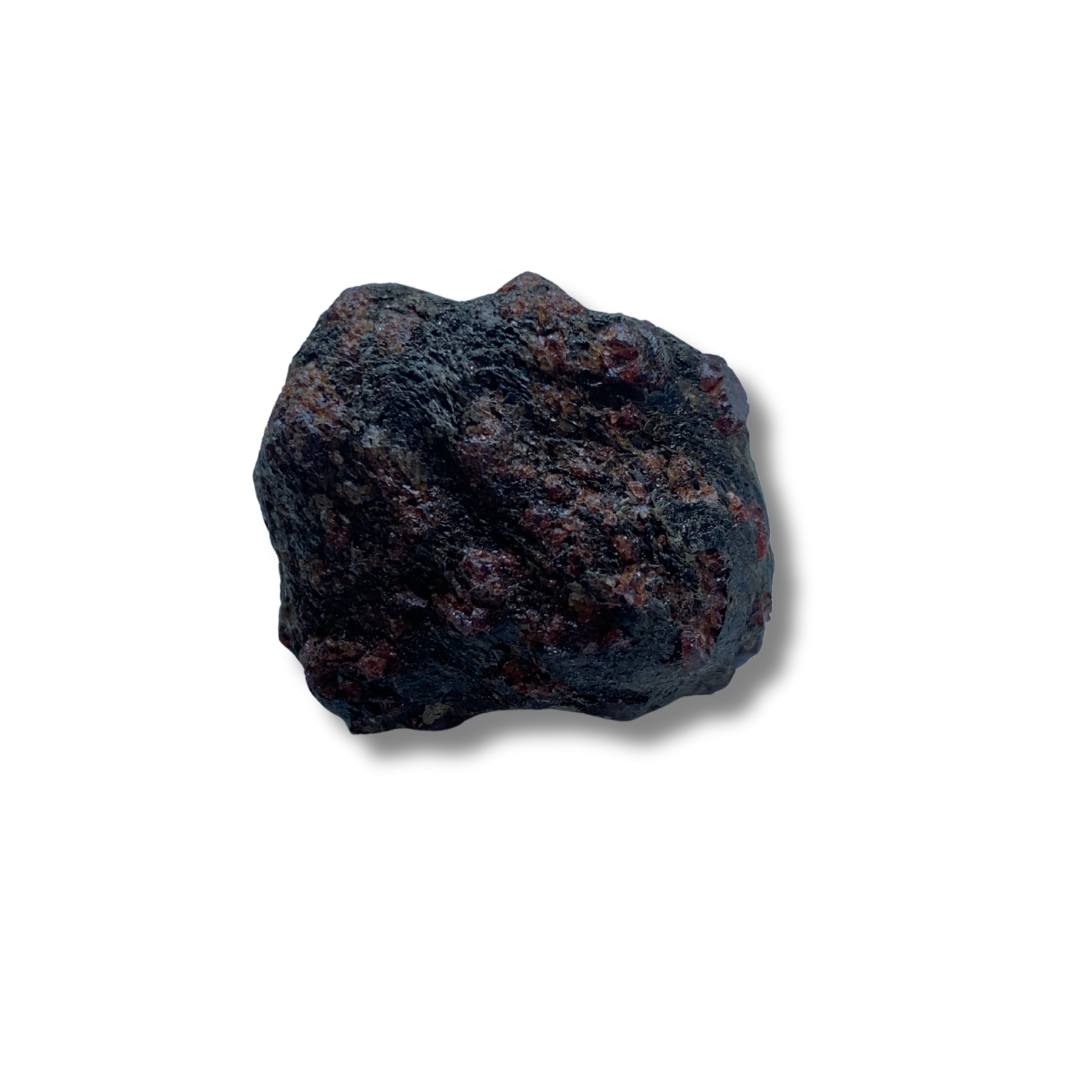 RAW GARNET in SCHIST