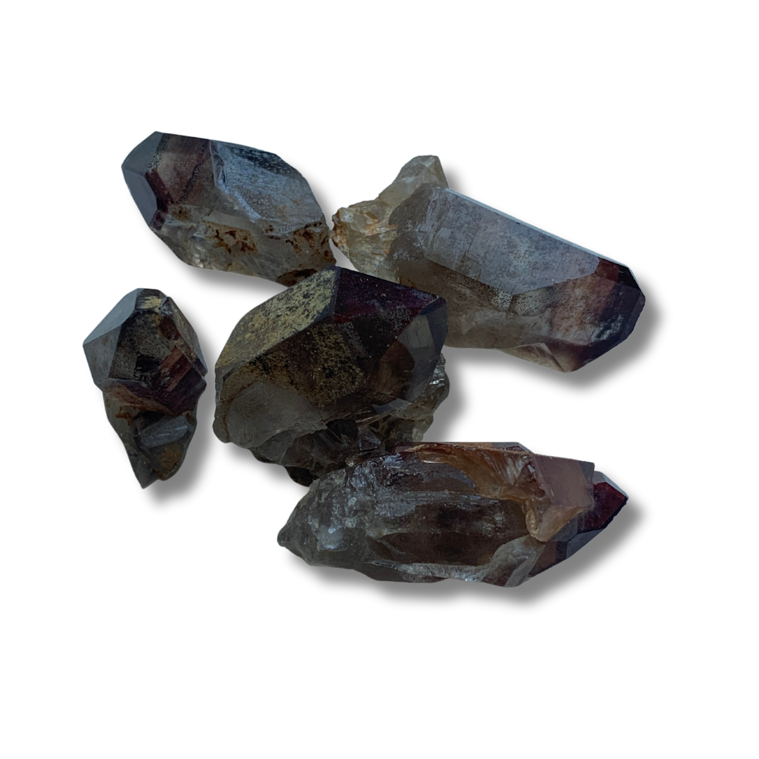 RED RIVER QUARTZ RAW POINTS