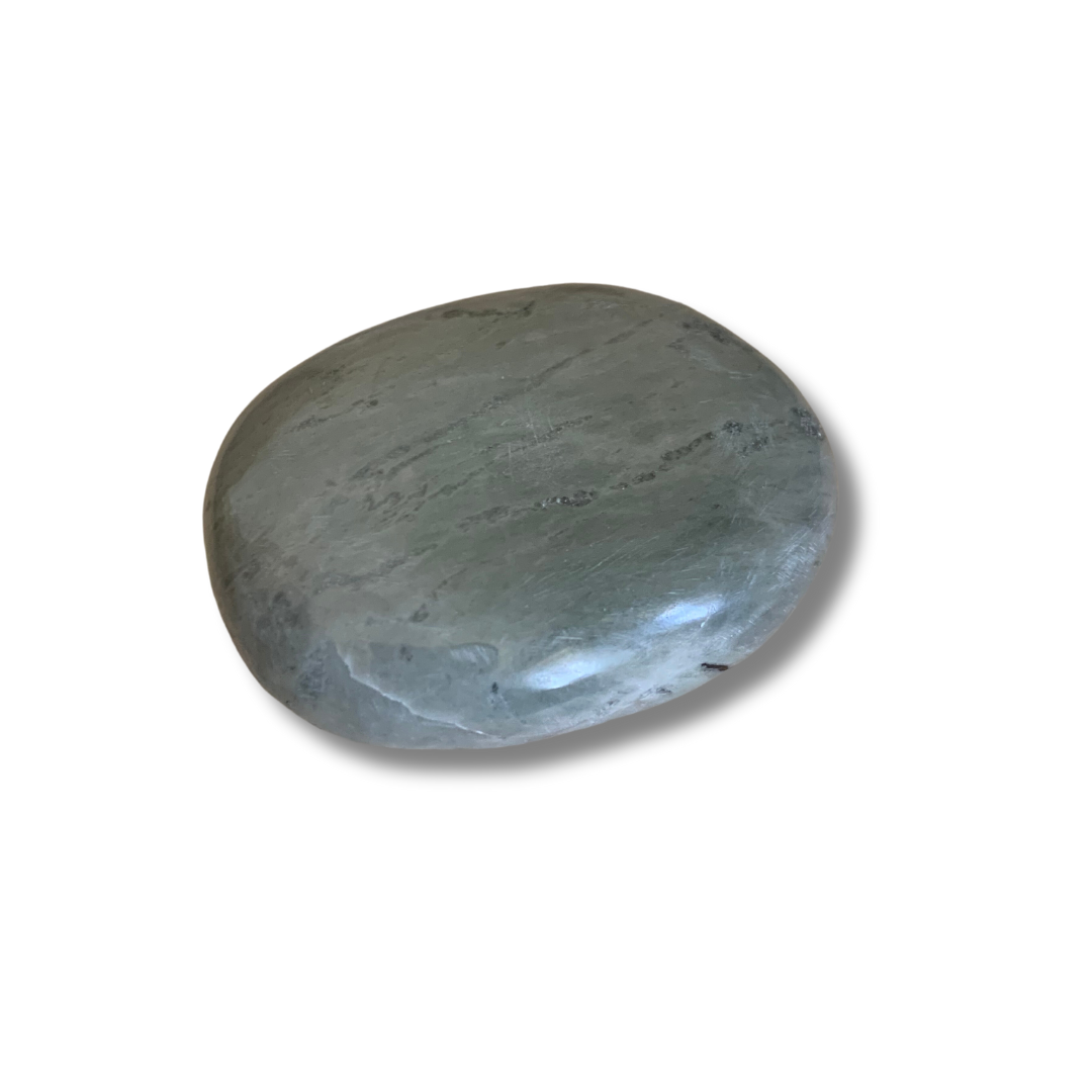 KAMMERERITE in SERPENTINE PALM STONE