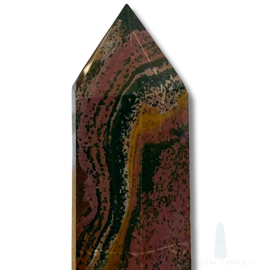 PINK & GREEN OCEAN JASPER TOWER