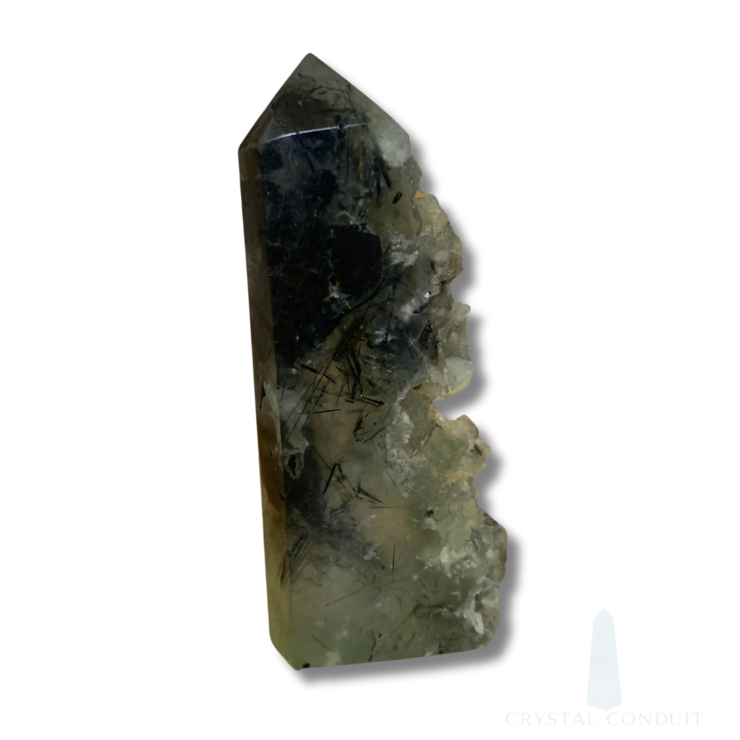 PART RAW PREHINITE & EPIDOTE TOWER