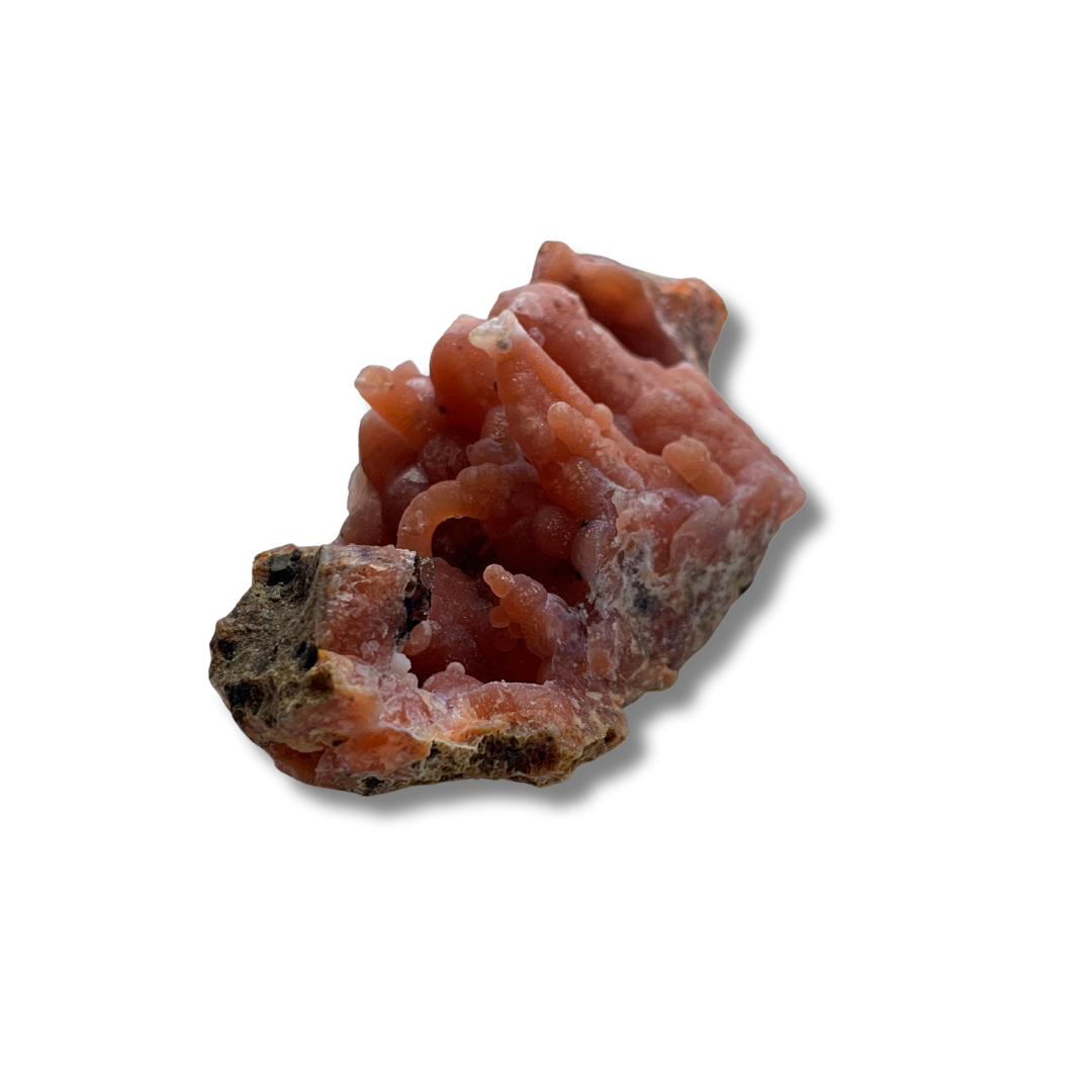 RED CHALCEDONY STALACTITE SPECIMEN