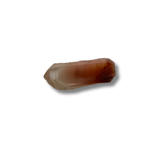 SMALL ORANGE AMPHIBOLE QUARTZ POINT