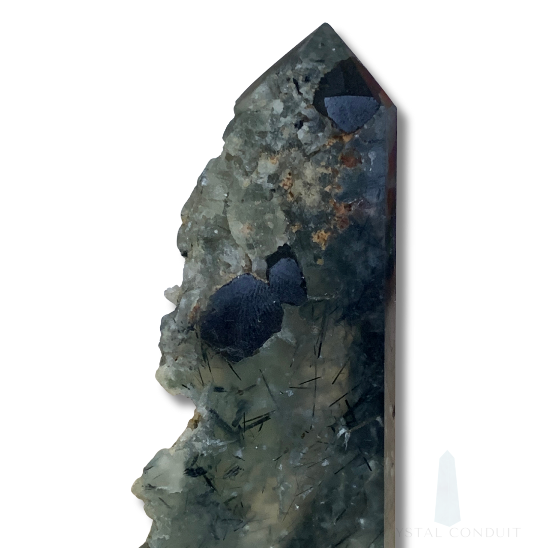 PART RAW PREHINITE & EPIDOTE TOWER