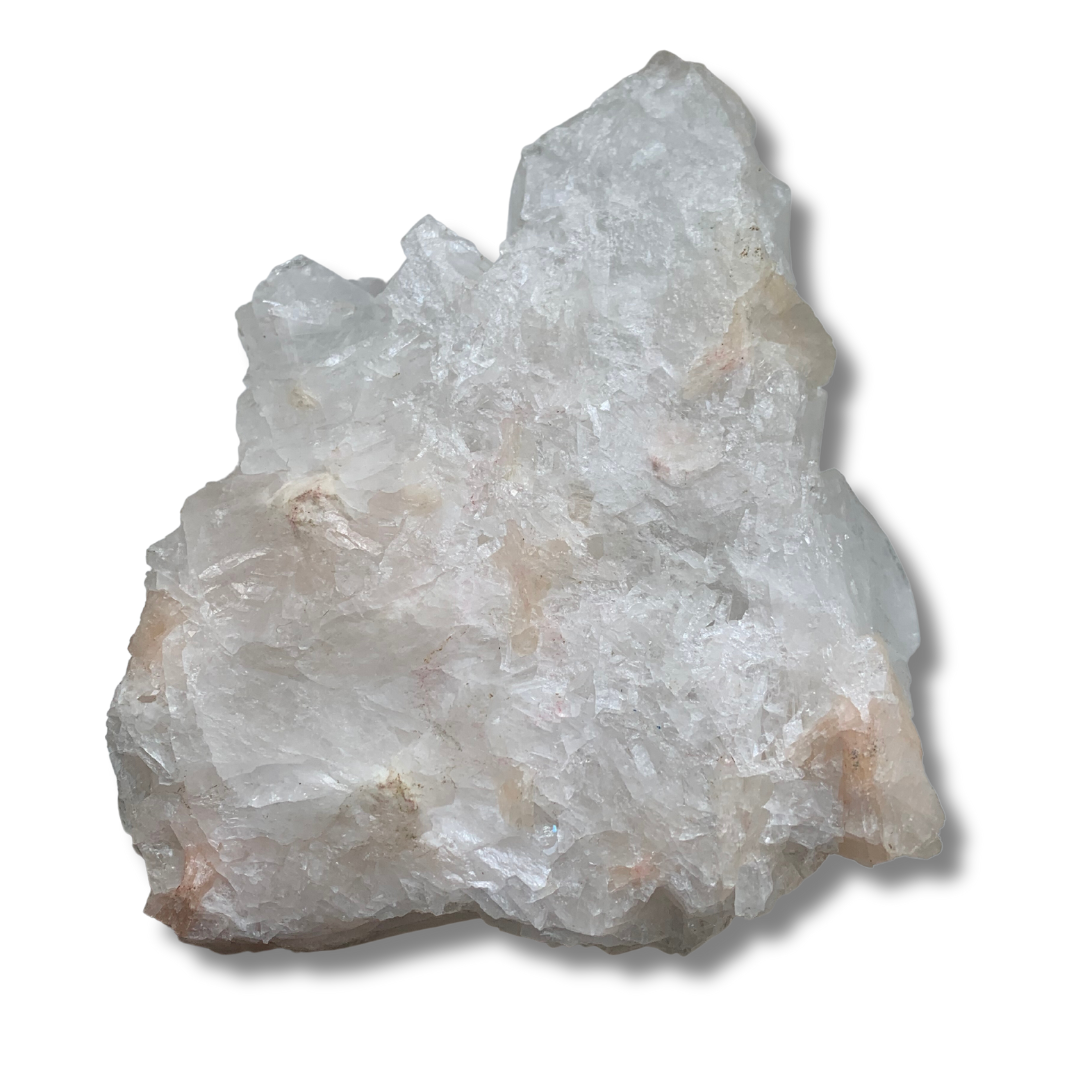 APOPHYLLITE with PEACH STILBITE SPECIMEN