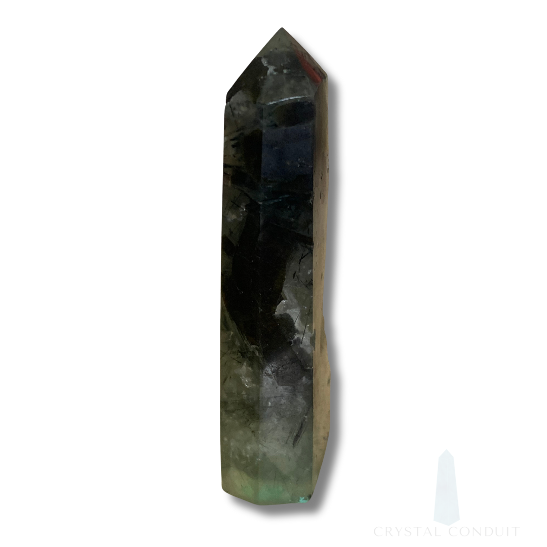 PART RAW PREHINITE & EPIDOTE TOWER