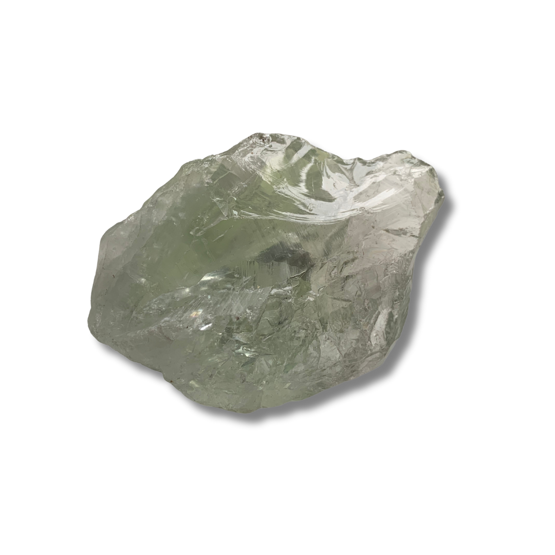 LARGE RAW PRASIOLITE