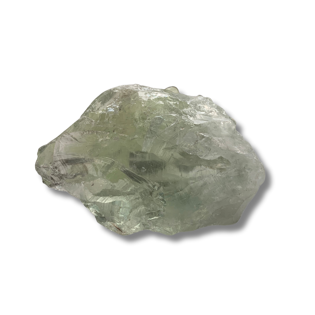 LARGE RAW PRASIOLITE