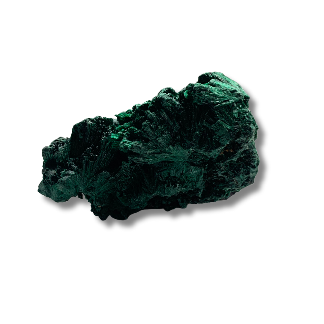 RAW FIBROUS MALACHITE