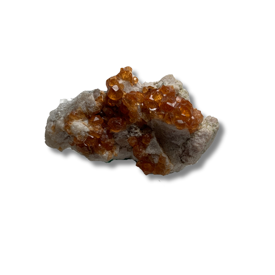 SPESSARTINE ORANGE GARNET CLUSTER