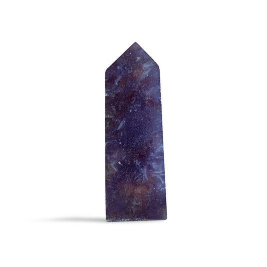 FEATHER QUARTZ LEPIDOLITE MINI TOWER