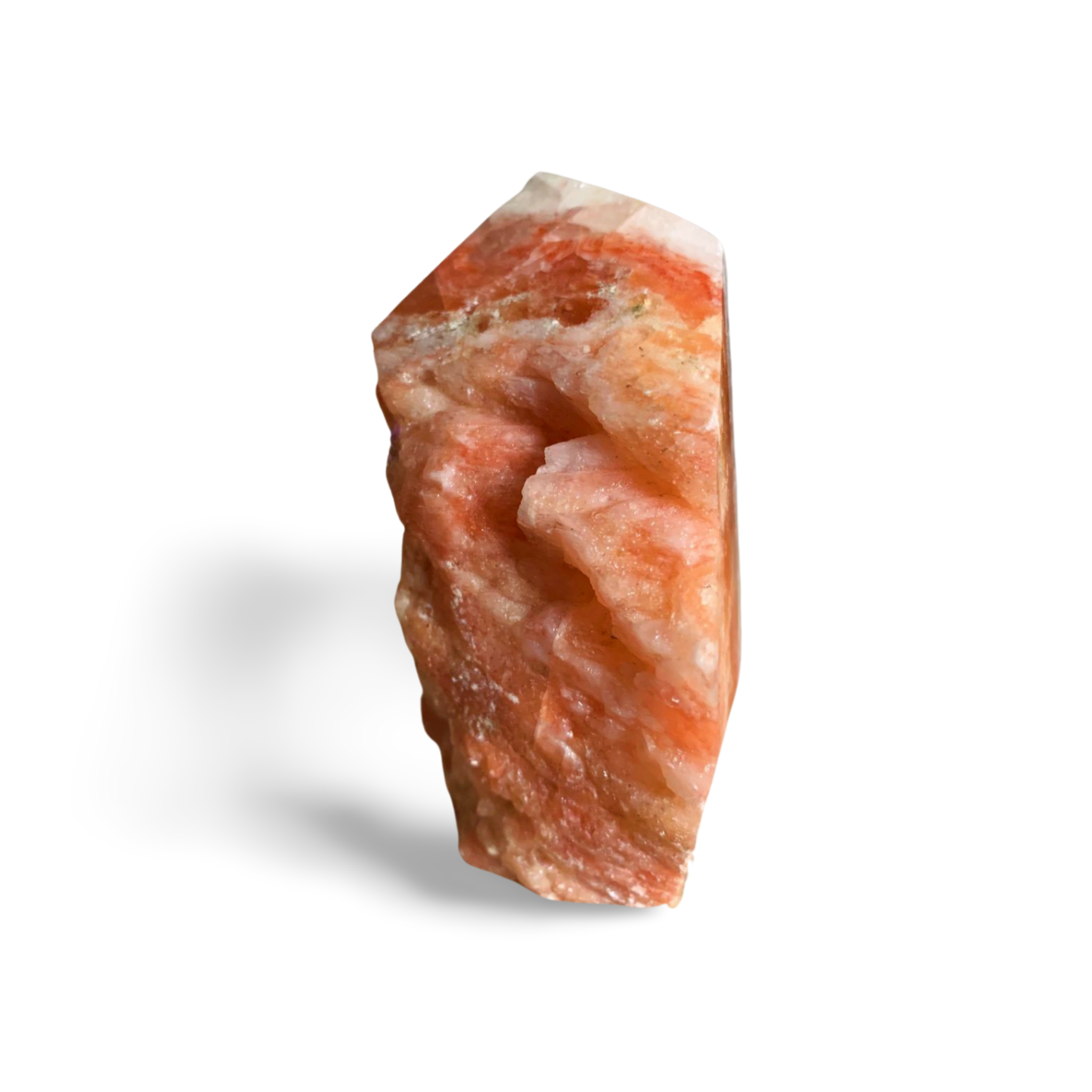 TRI COLOURED CALCITE DOGTOOTH TOWER