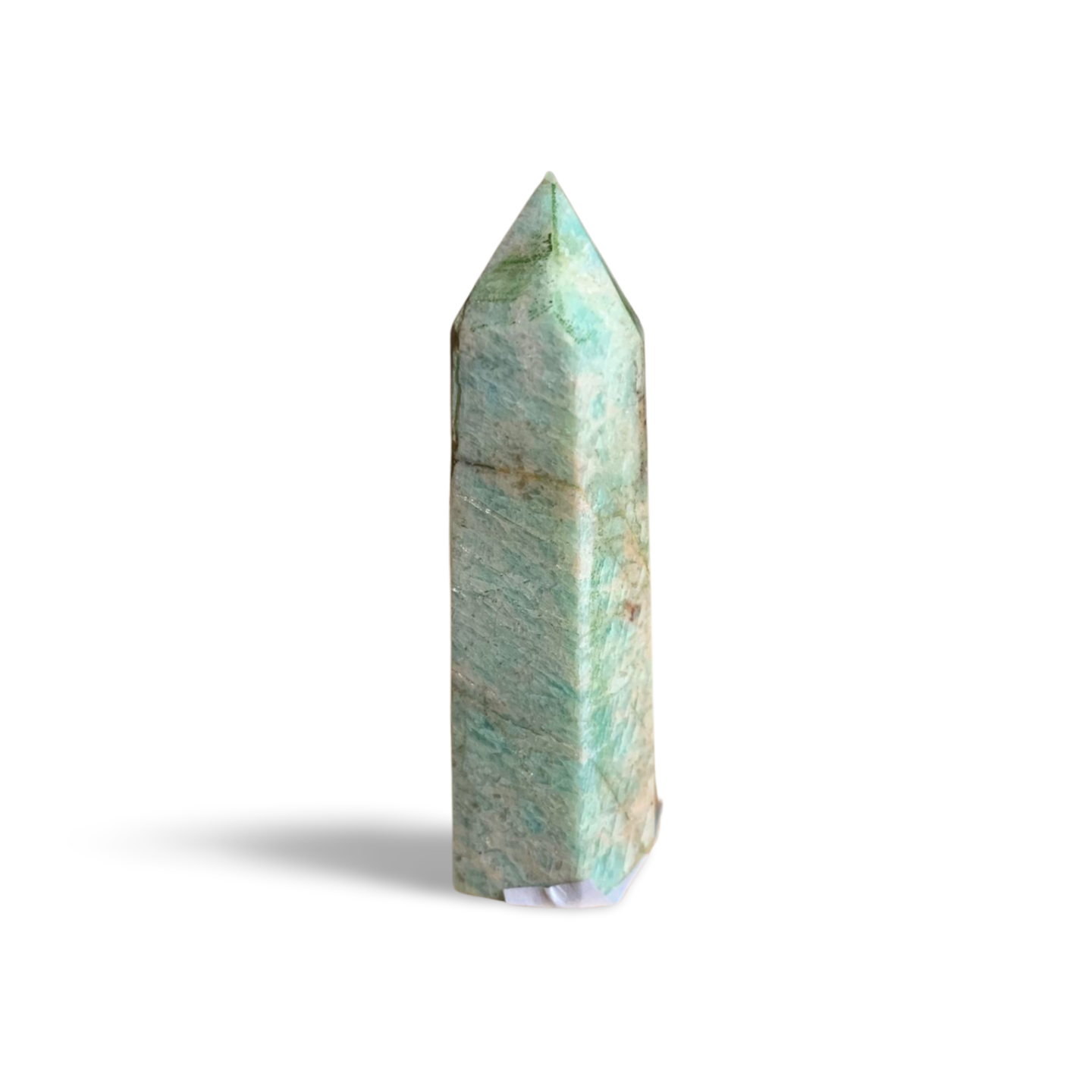 SMALL AMAZONITE with SMOKY QUARTZ TOWER