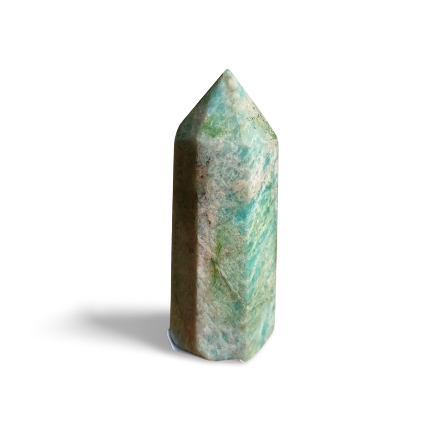 SMALL AMAZONITE with SMOKY QUARTZ TOWER