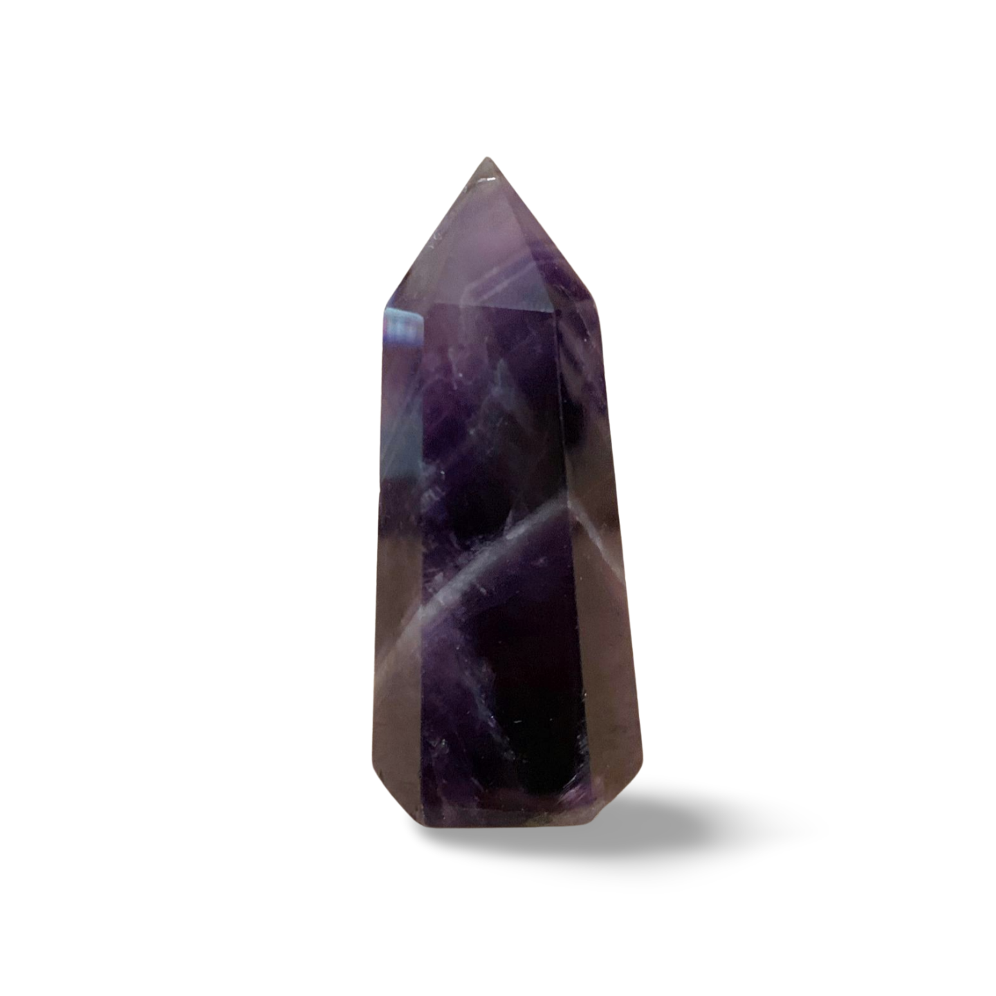 SMALL CHEVRON AMETHYST TOWER