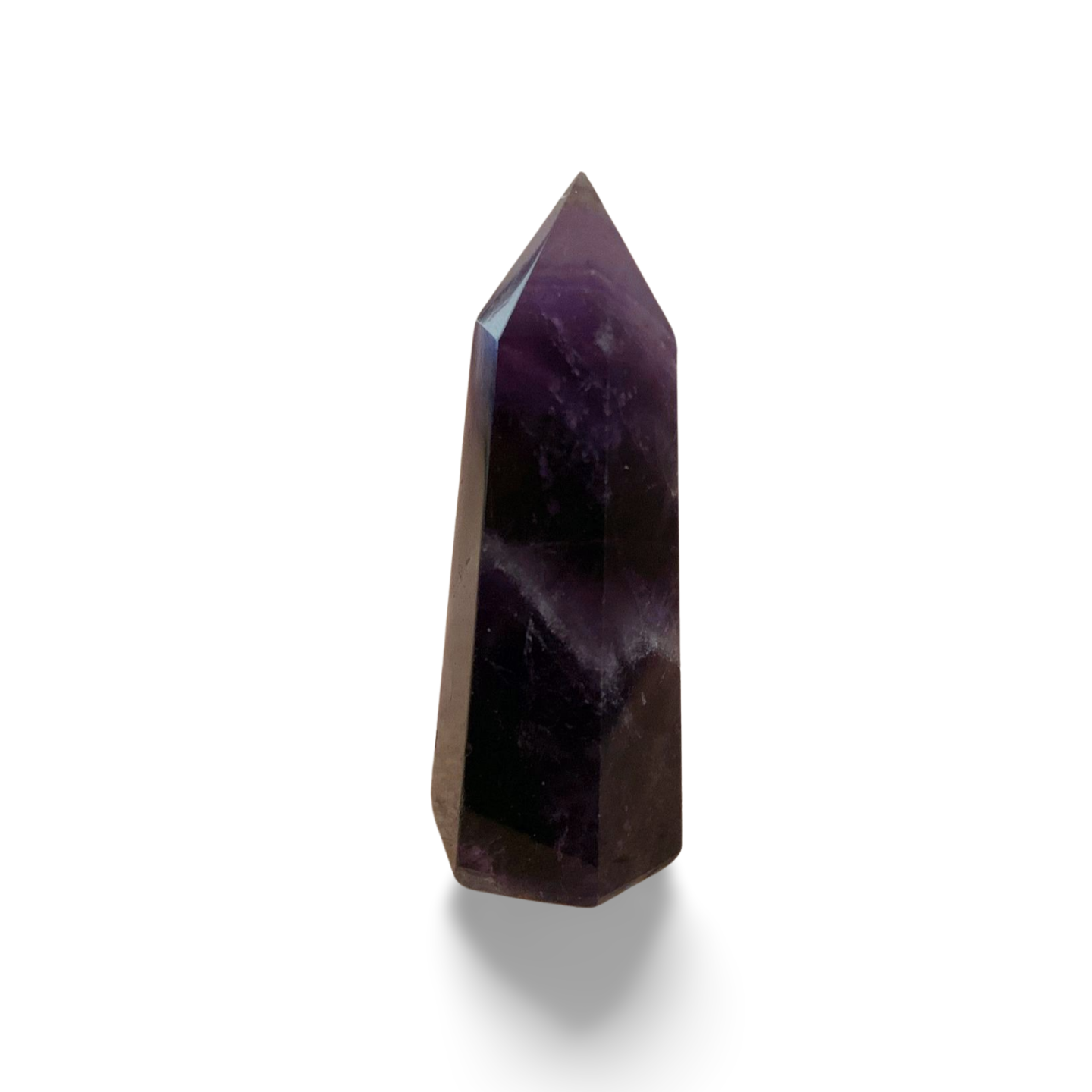 SMALL CHEVRON AMETHYST TOWER