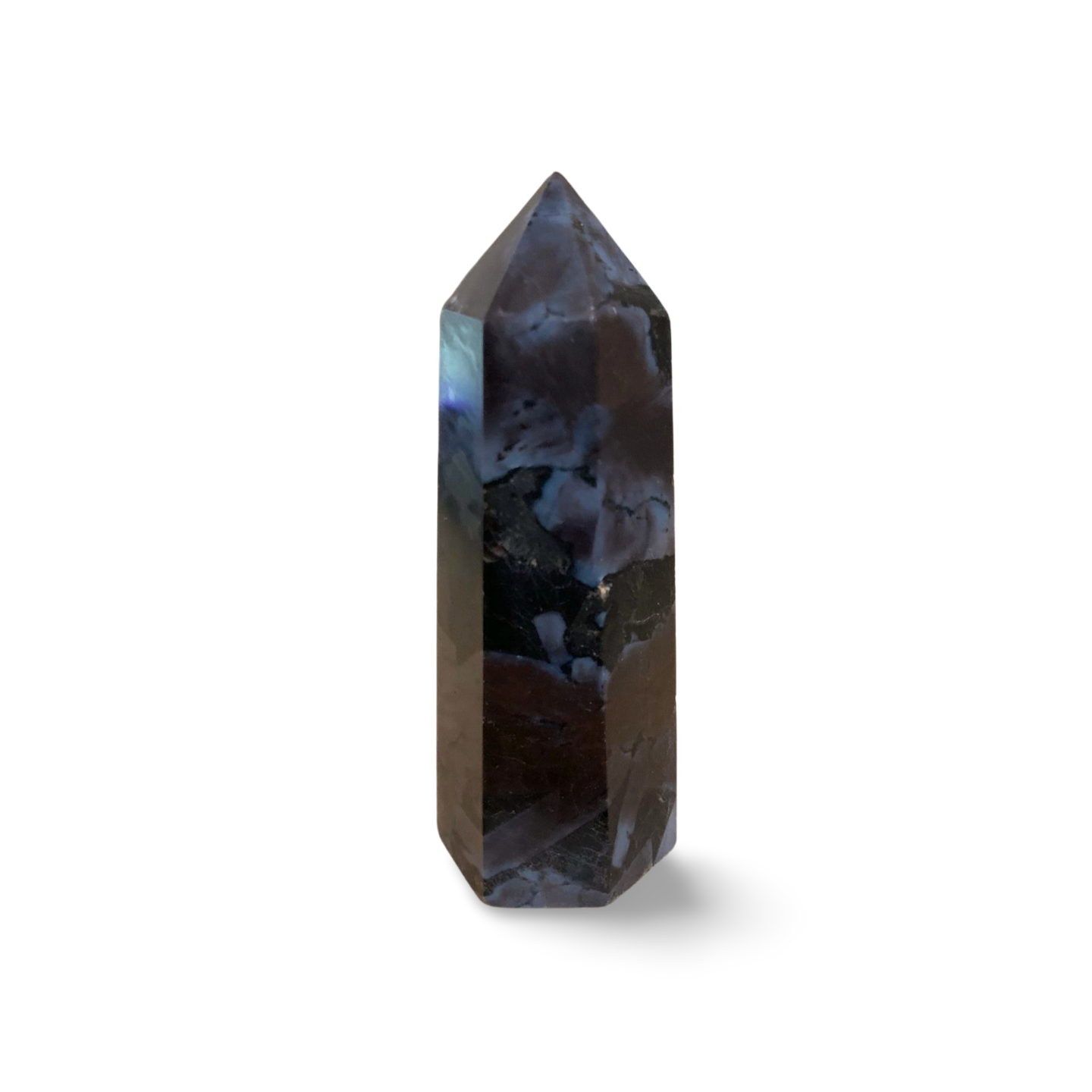 INDIGO GABBRO / MYSTIC MERLINITE TOWER