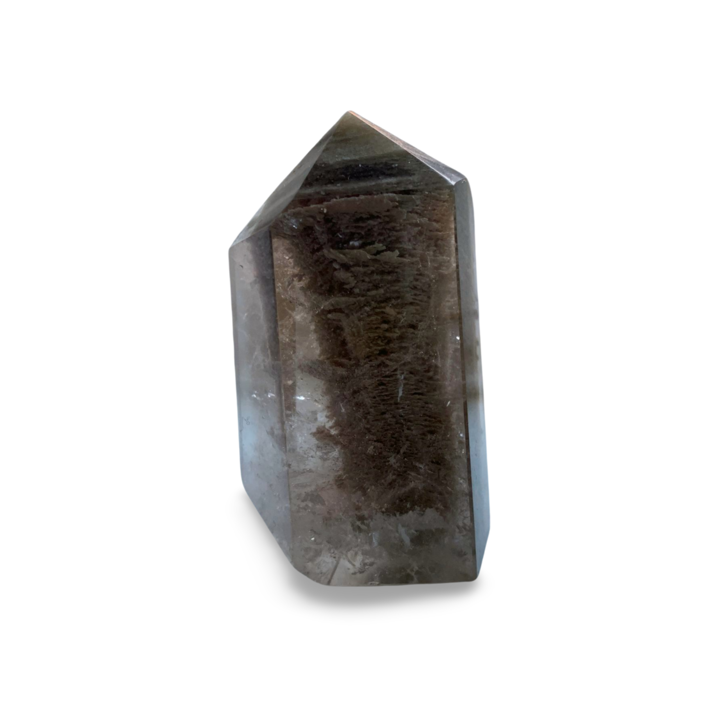 THOUSAND LAYER TORNADO SMOKY QUARTZ TOWER