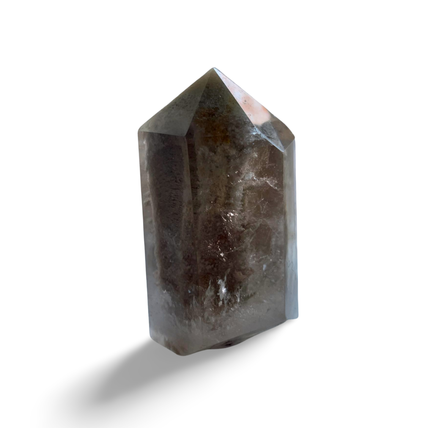 THOUSAND LAYER TORNADO SMOKY QUARTZ TOWER