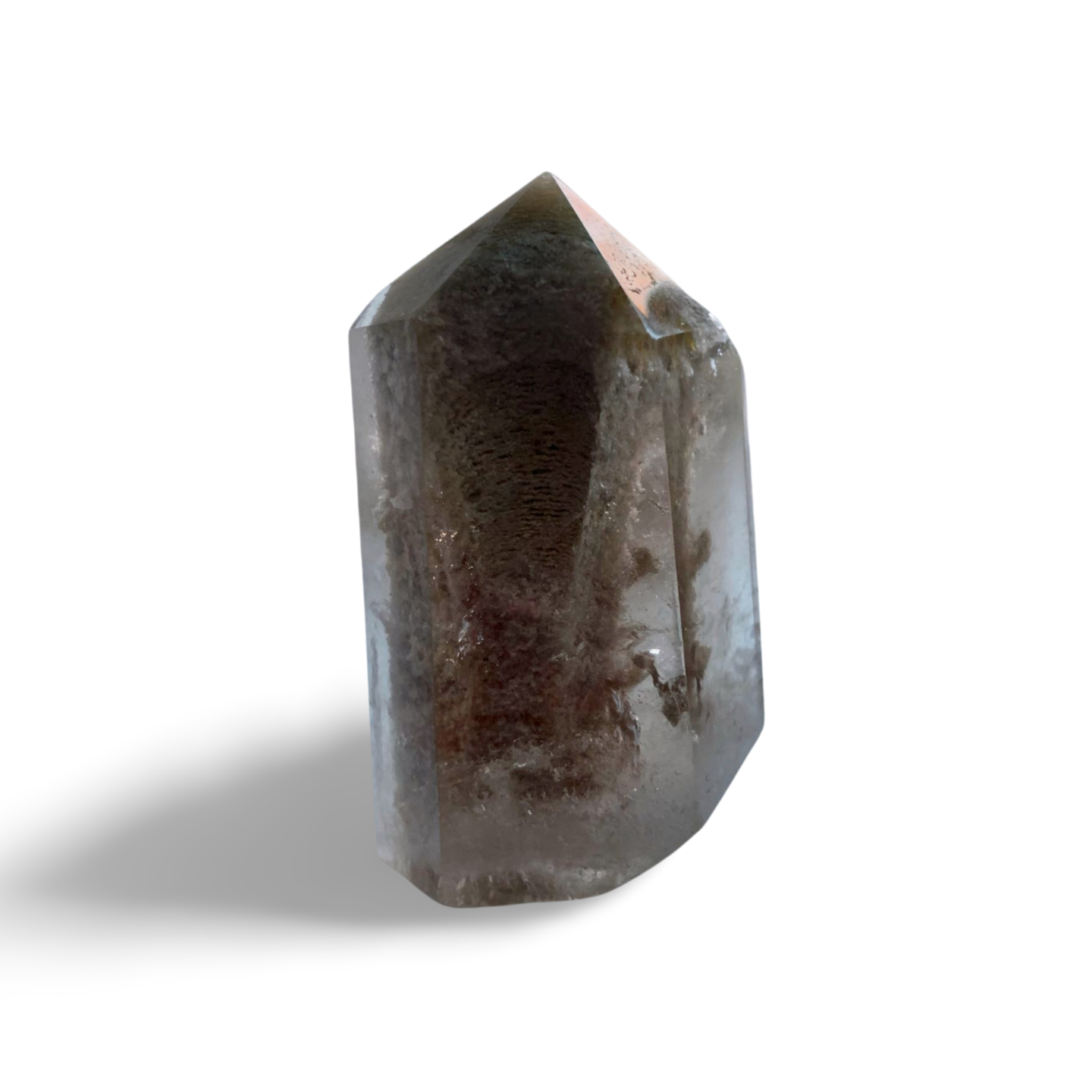 THOUSAND LAYER TORNADO SMOKY QUARTZ TOWER