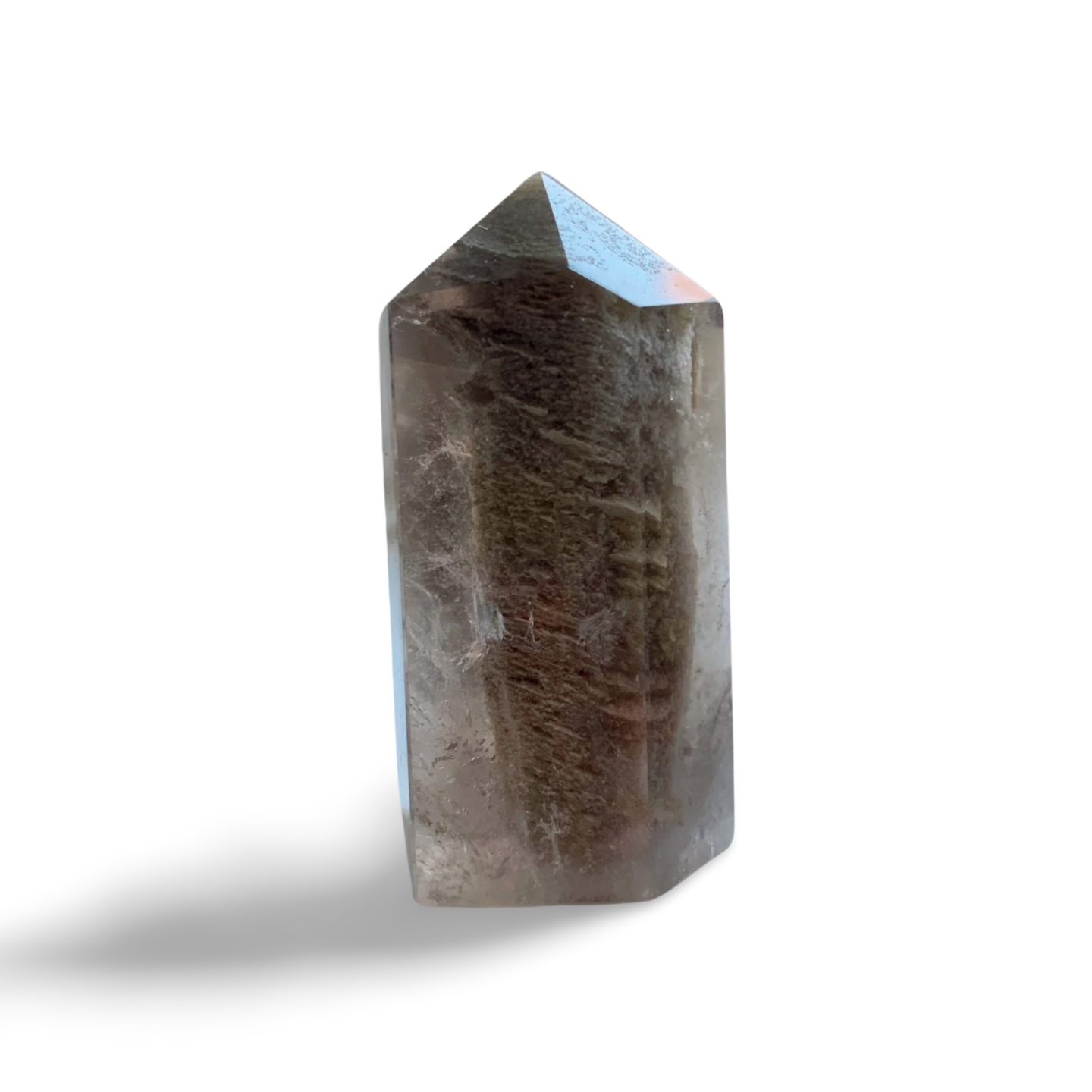 THOUSAND LAYER TORNADO SMOKY QUARTZ TOWER