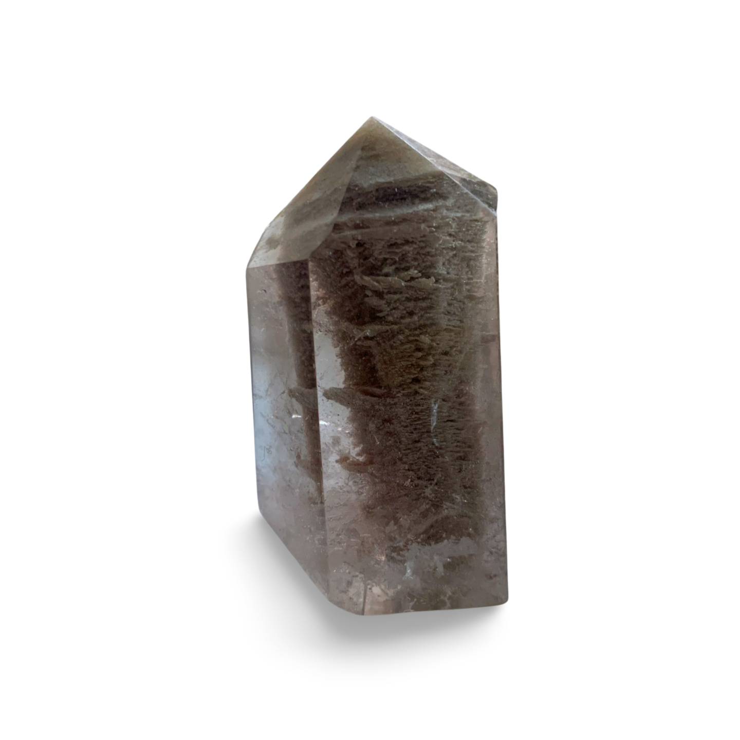 THOUSAND LAYER TORNADO SMOKY QUARTZ TOWER