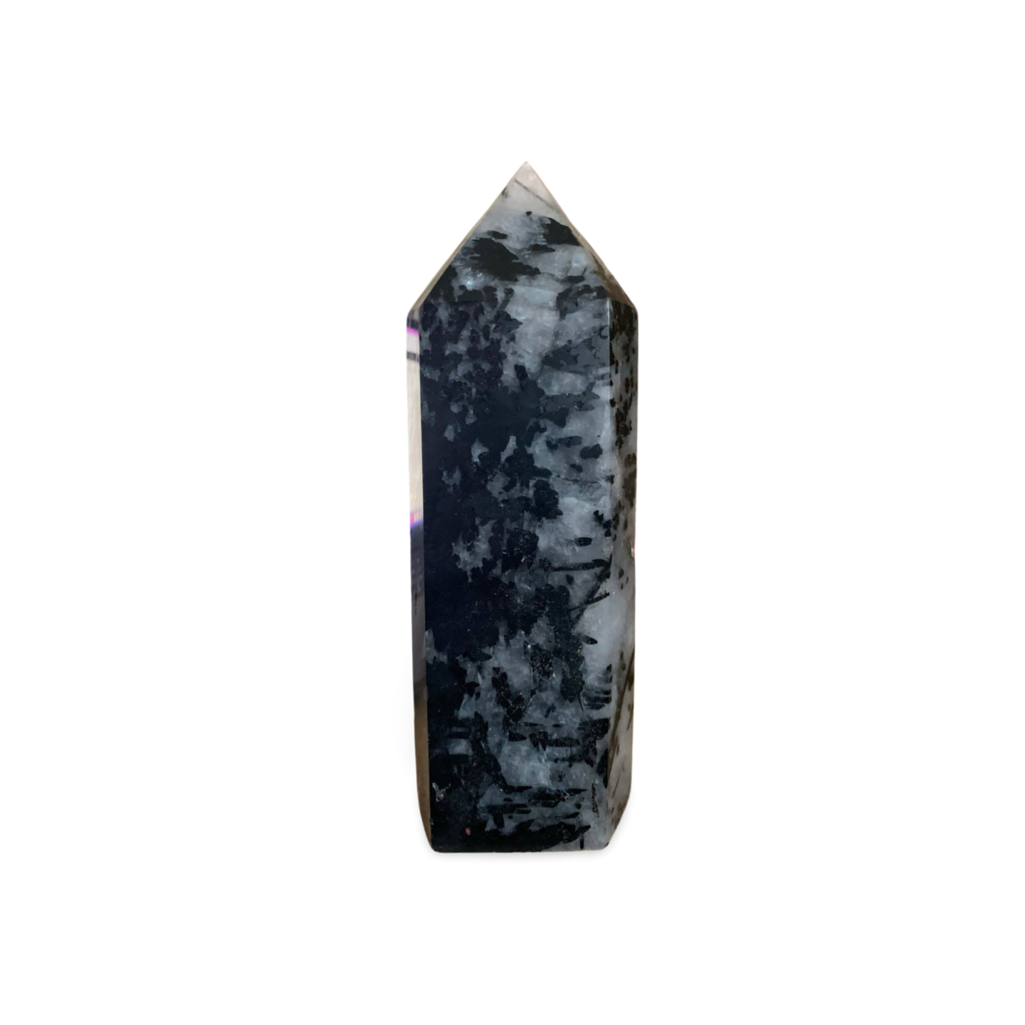 BLACK TOURMALINE in QUARTZ STATEMENT CRYSTAL TOWER