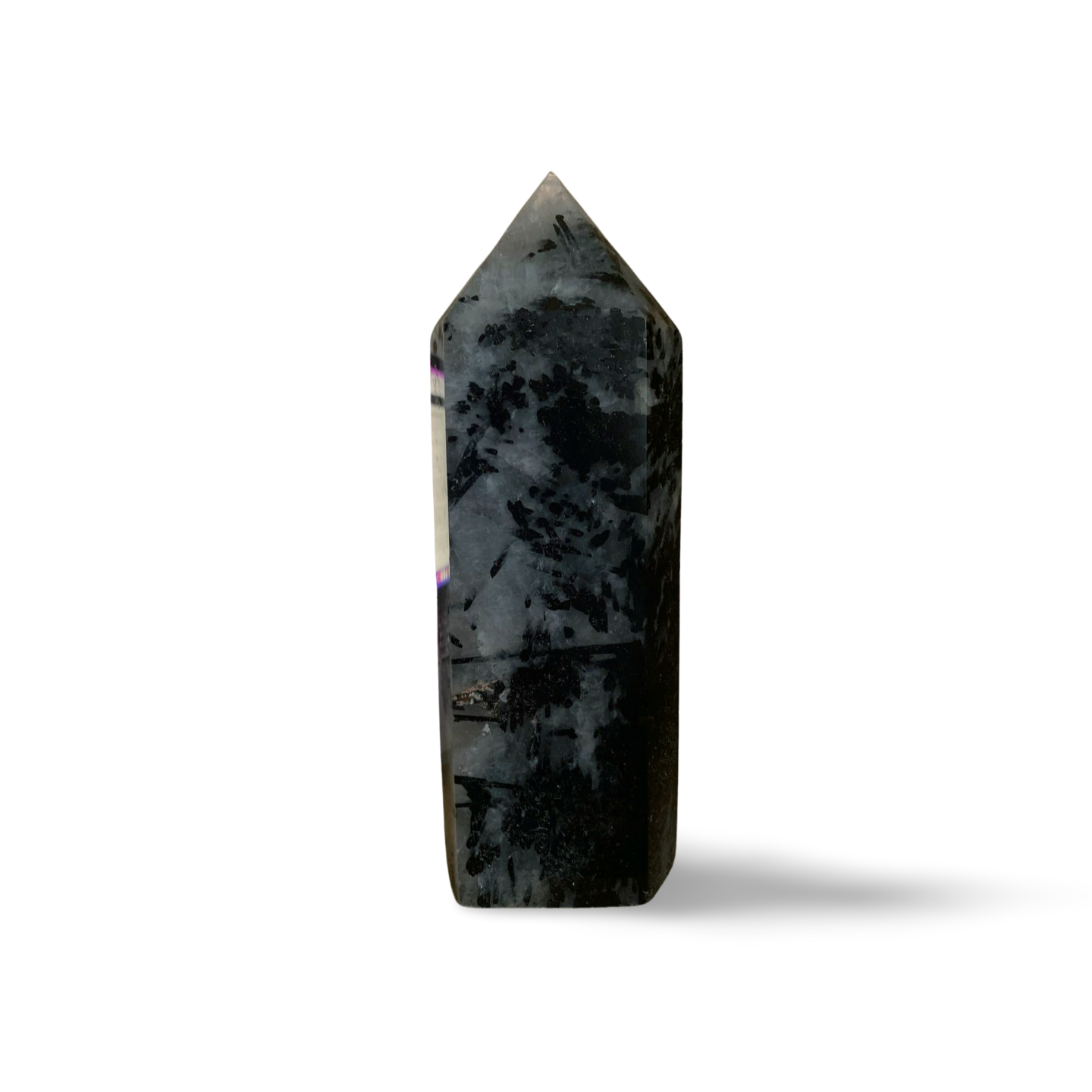 BLACK TOURMALINE in QUARTZ STATEMENT CRYSTAL TOWER