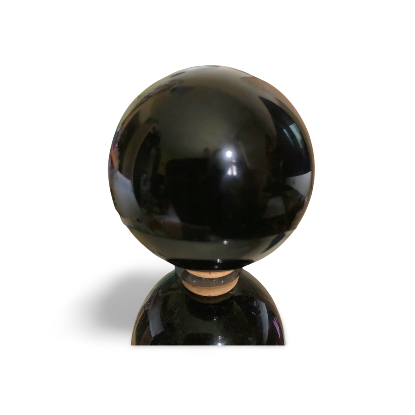 LARGE BLACK OBSIDIAN SPHERE