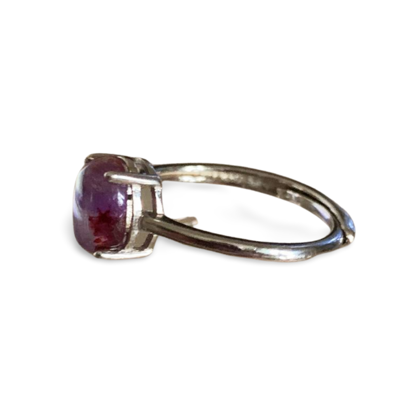 SUPER 7 SILVER ADJUSTABLE RING