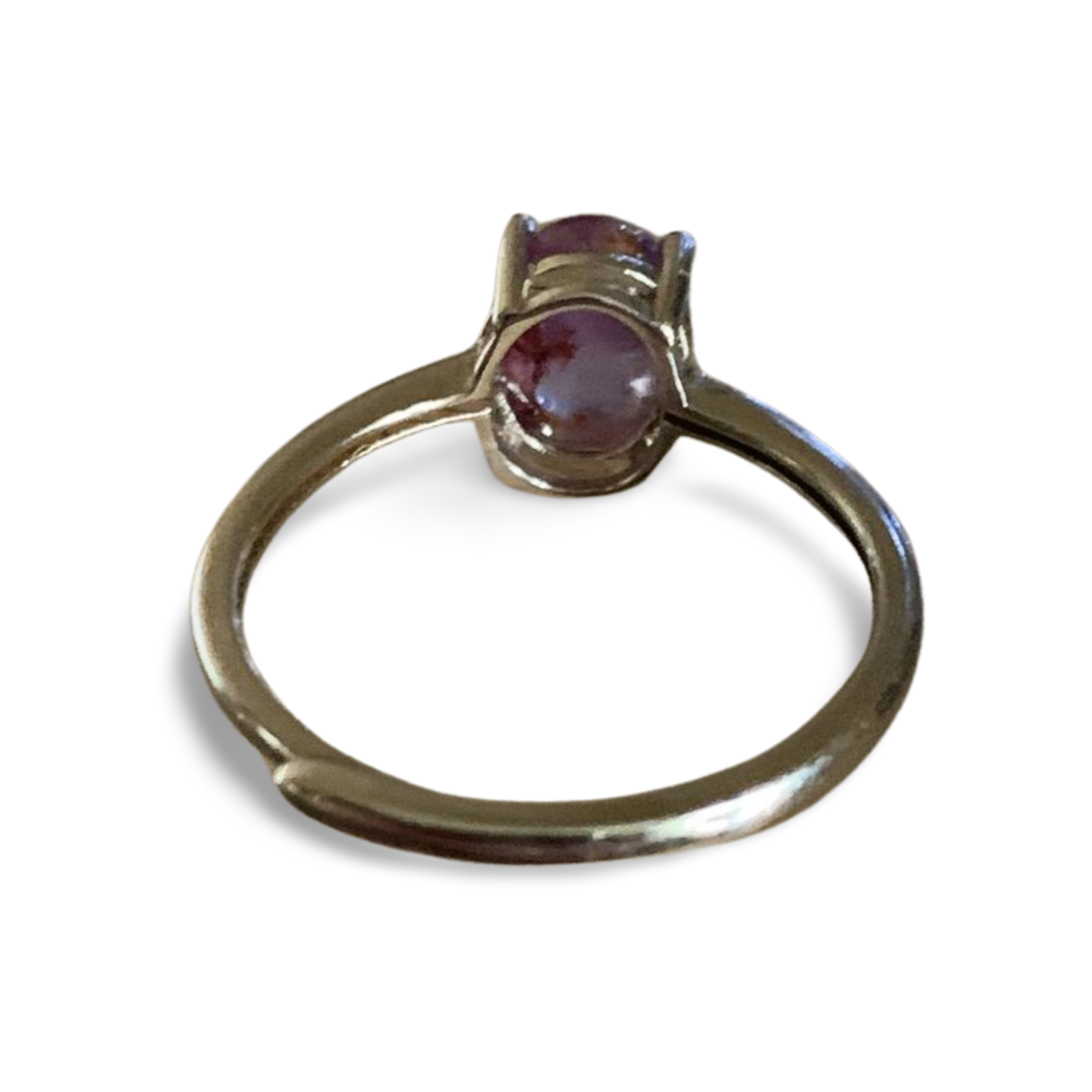 SUPER 7 SILVER ADJUSTABLE RING