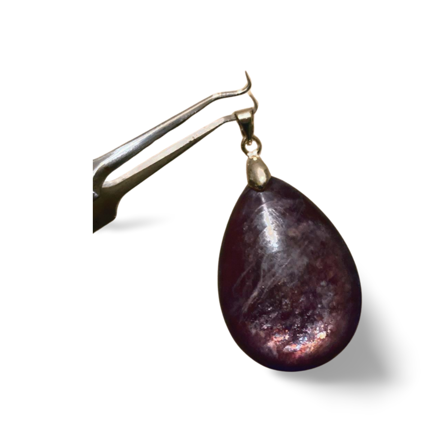 HIGH QUALITY GEM LEPIDOLITE MICA PENDANT