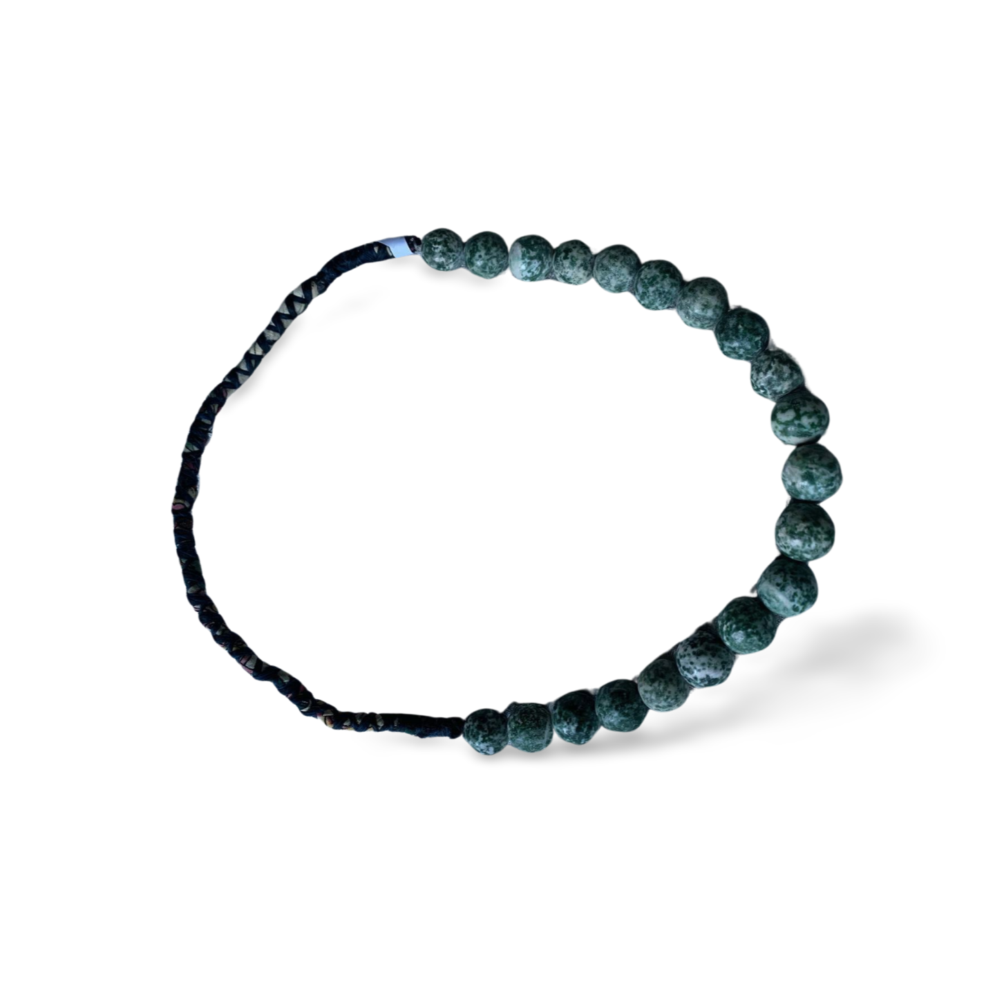 QING HAI /KUNLAN JADE STATEMENT BOHO CHIC NECKLACE