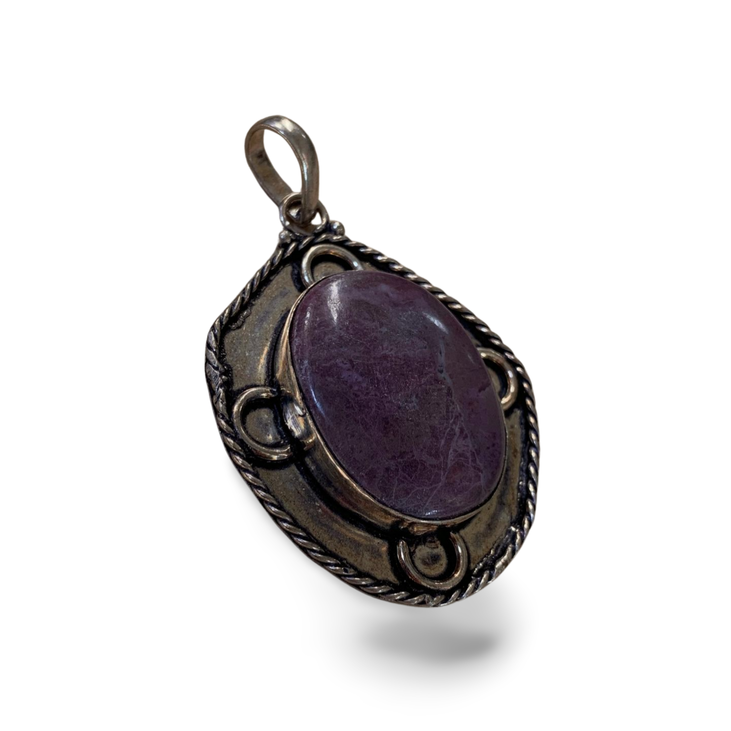 PURPURITE SILVER PENDANT